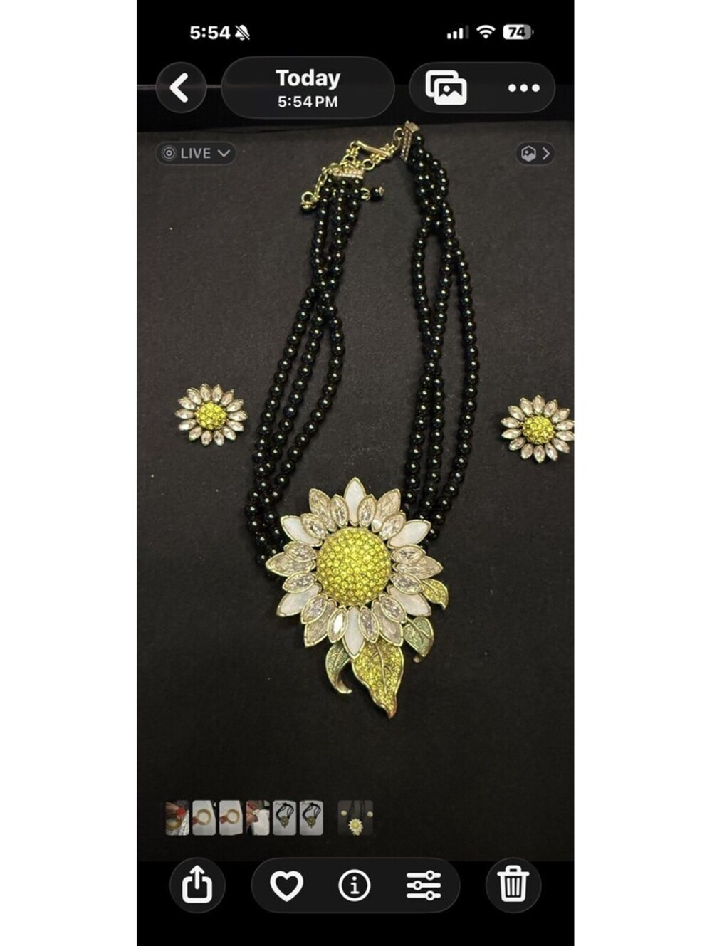 heidi daus sets necklace and earrings
